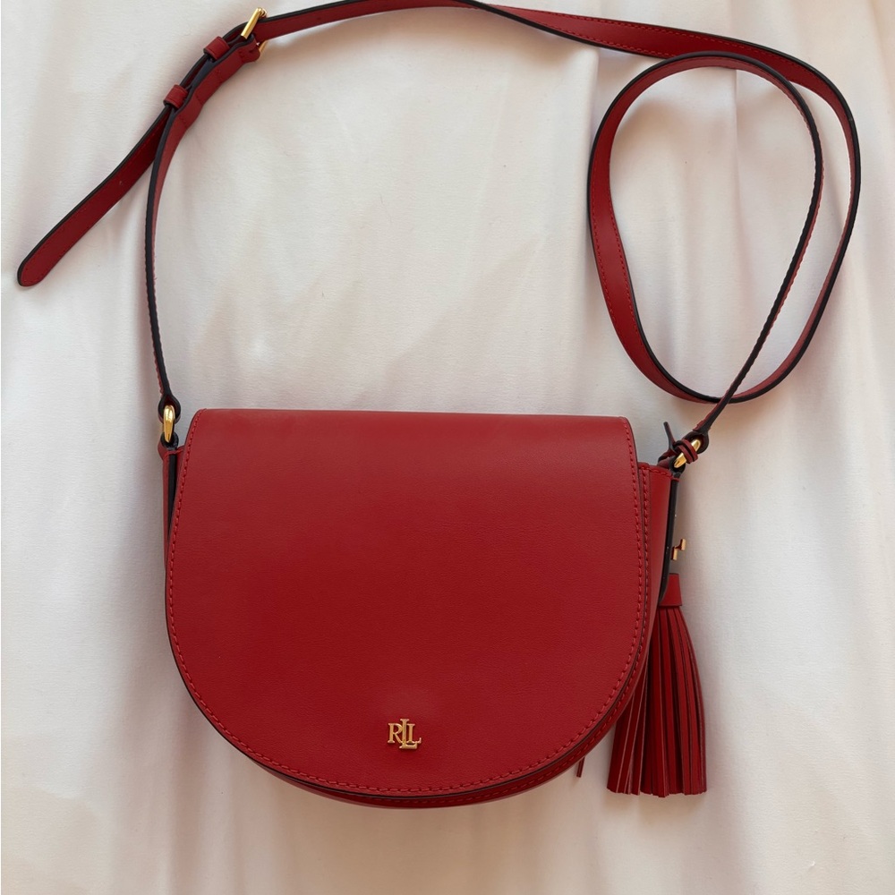 Ralph Lauren Red Leather
Crossbody Bag